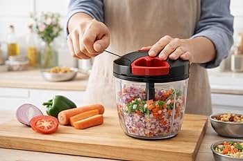 Manual pull chopper